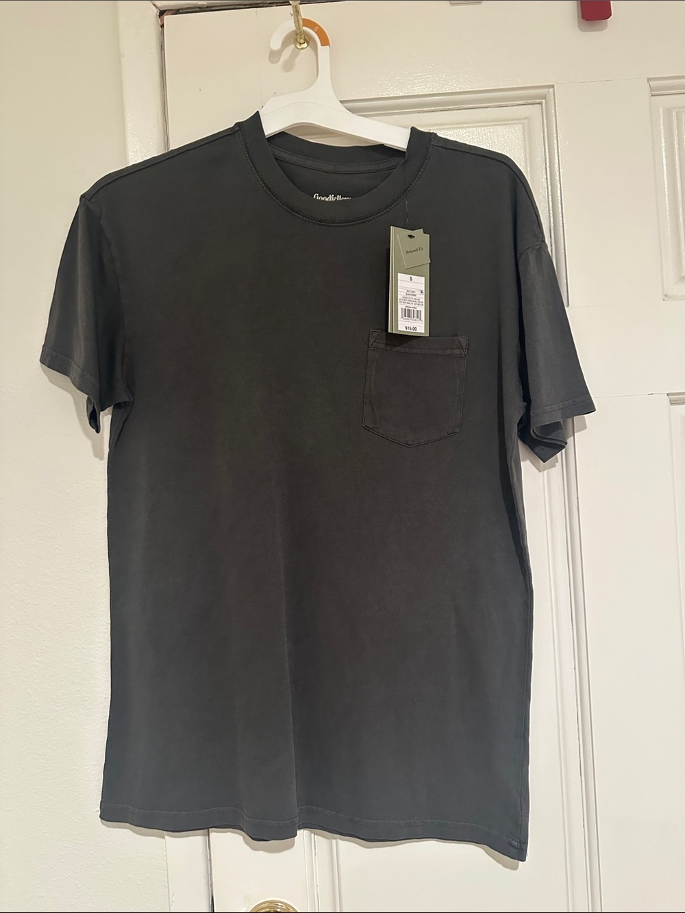 Target Men’s Short-Sleeve Crew Pocket Tee - Charcoal